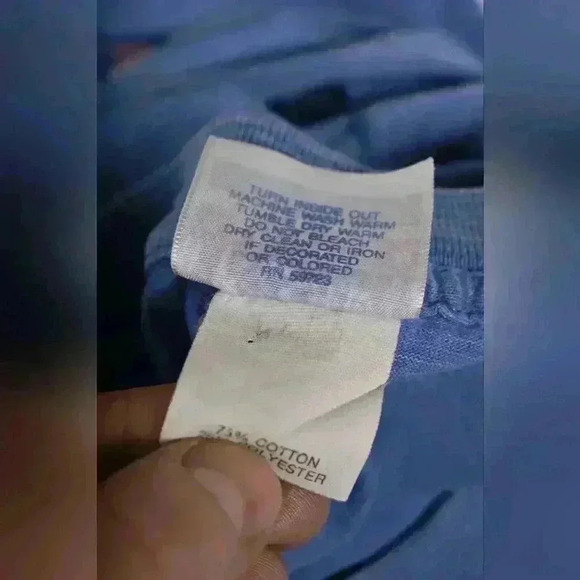 1992 QUEBEC NORDIQUES NHL Blue Single Needle Trench Ultra Tee Shirt Large USA - Picture 13 of 15